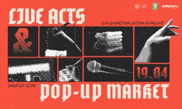Live acts & Pop-up market