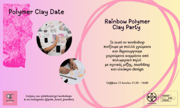 Rainbow Polymer Clay Party